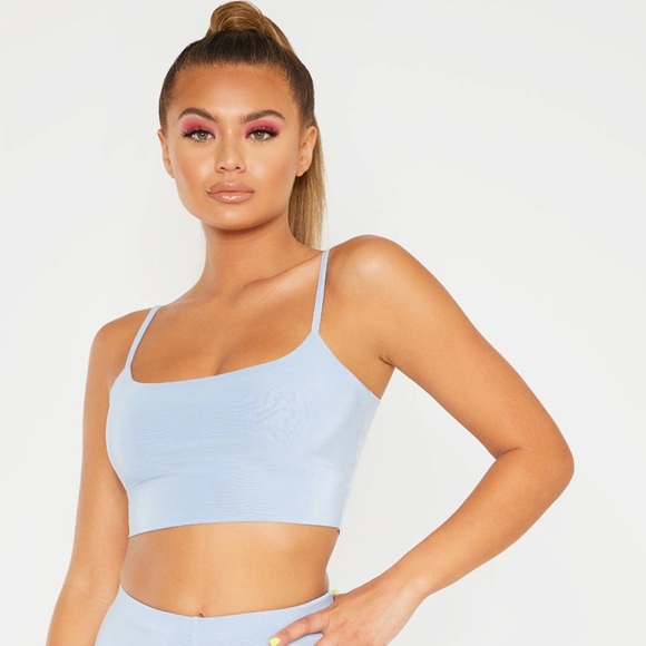 Bundle of 2 Crop Tops - Blue & Green - New - Picture 6 of 9